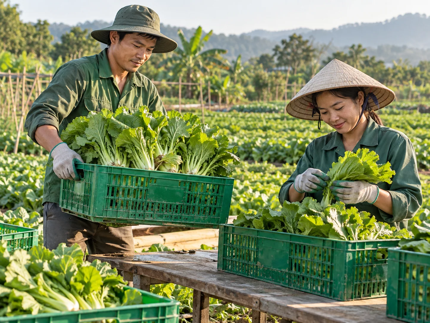 Sản xuất / tiếp nhận — ảnh minh họa