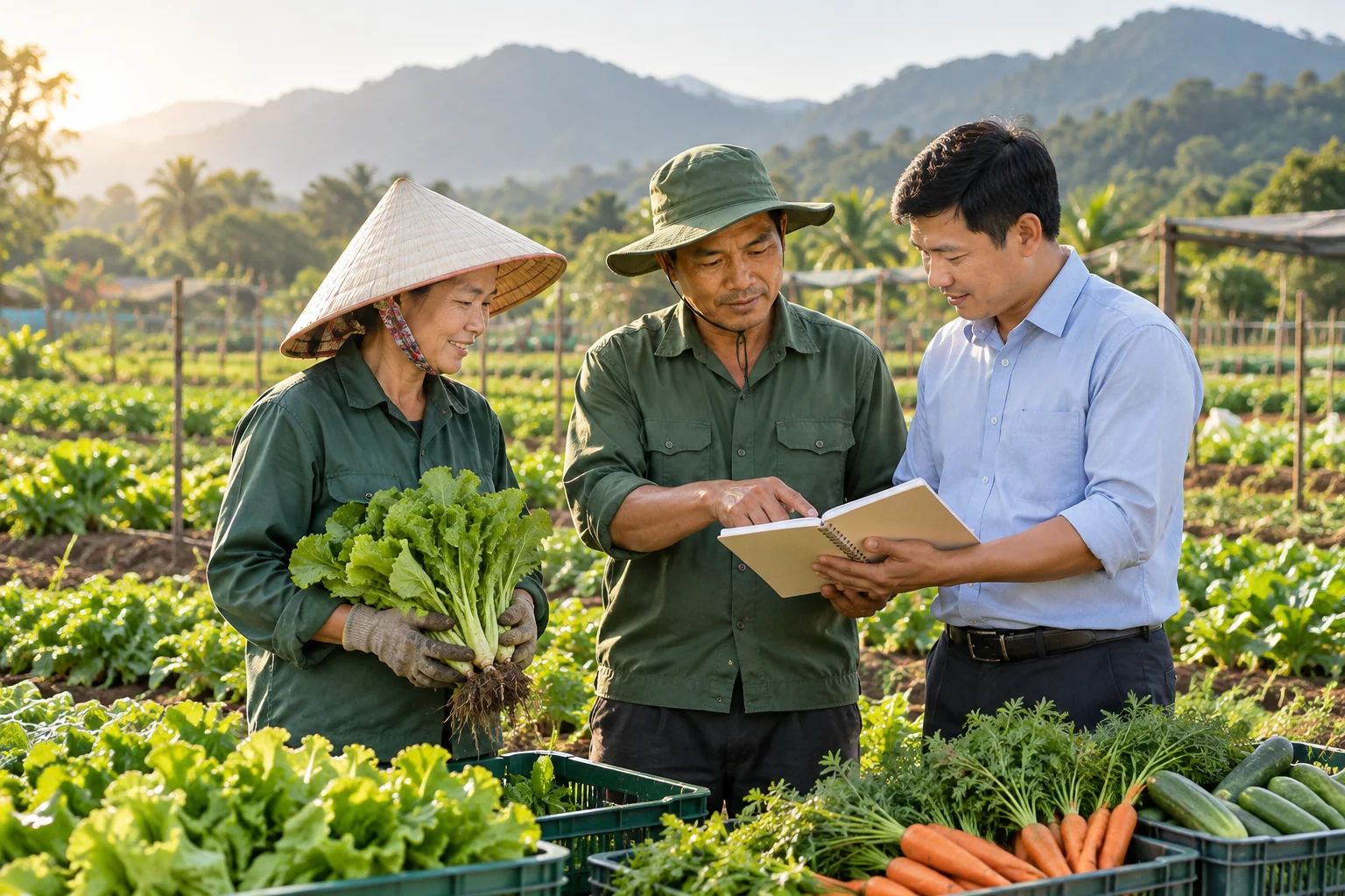 Liên kết trồng trọt – thu mua